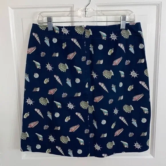 Talbots seashell print skirt size 8 - Picture 6 of 11